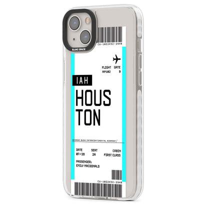 Personalised Houston Boarding Pass