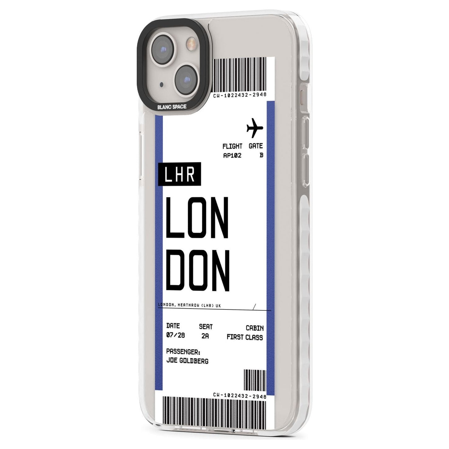 Personalised London Boarding Pass