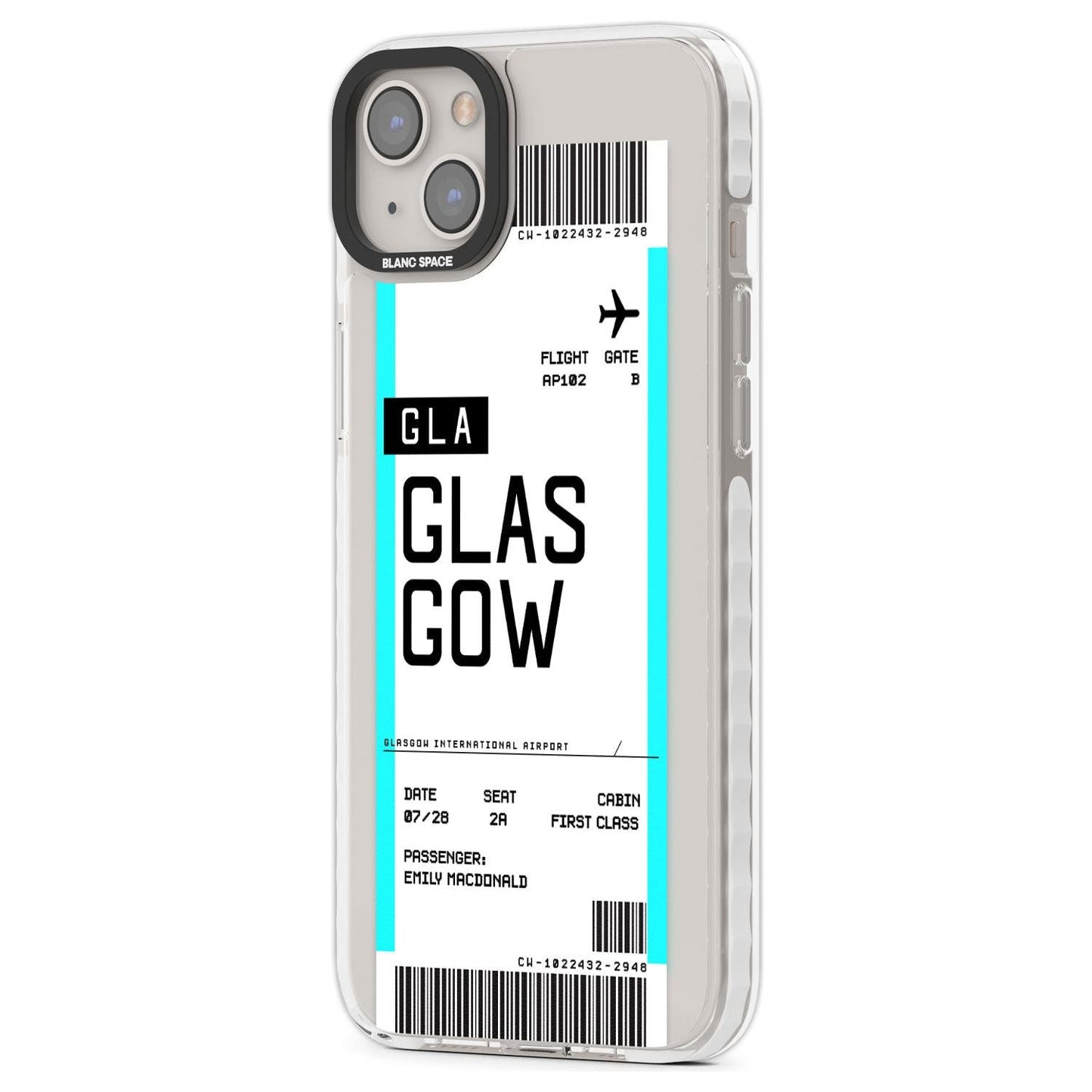Personalised Glasgow Boarding Pass