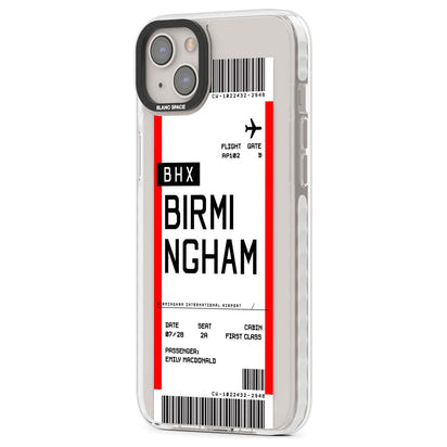 Personalised Birmingham Boarding Pass