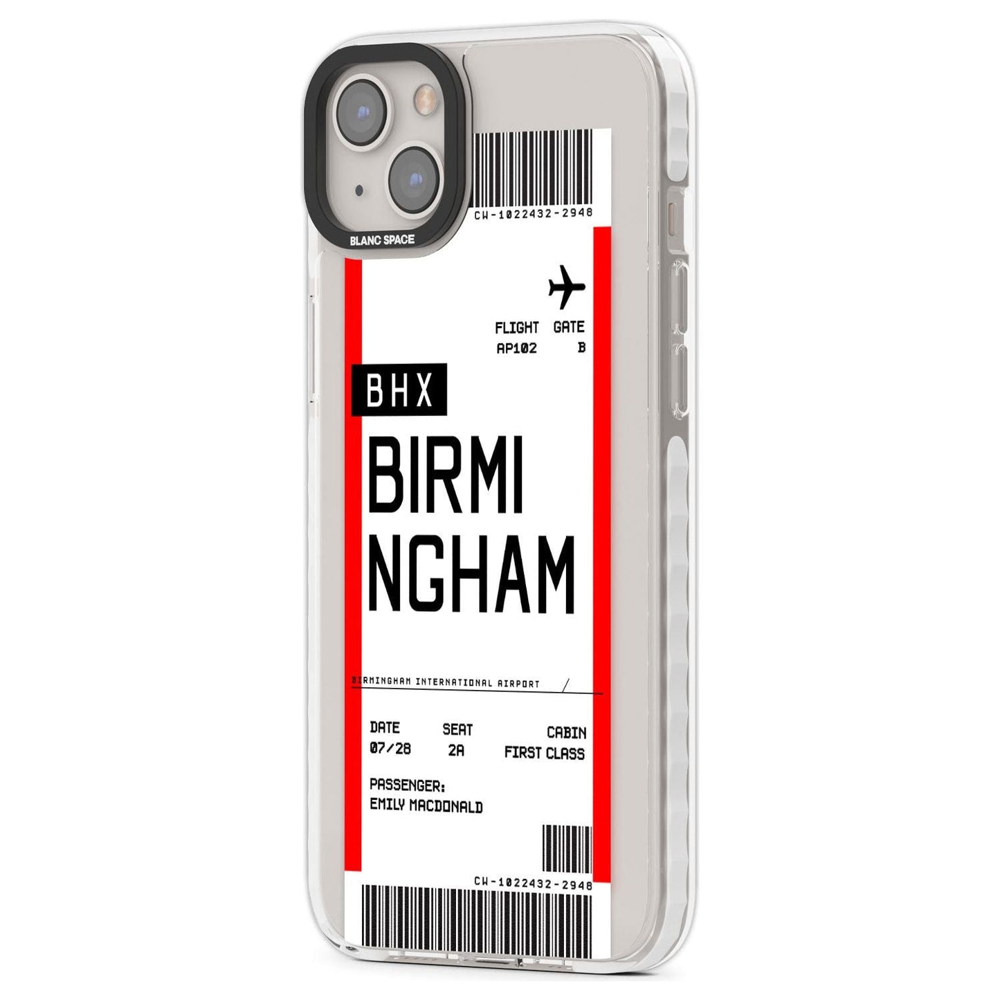 Personalised Birmingham Boarding Pass