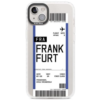 Personalised Frankfurt Boarding Pass