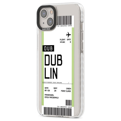 Personalised Dublin Boarding Pass