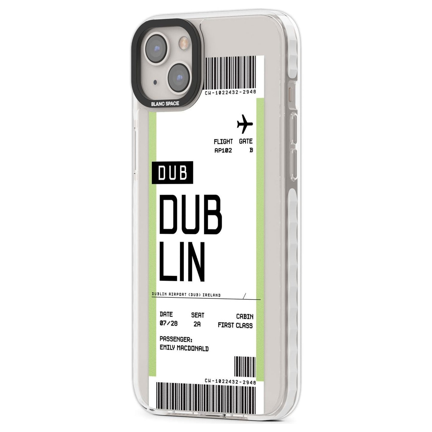 Personalised Dublin Boarding Pass