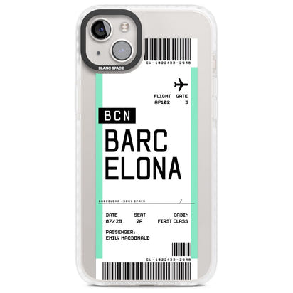 Personalised Barcelona Boarding Pass