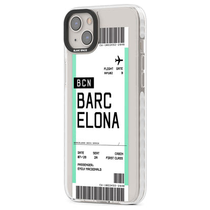 Personalised Barcelona Boarding Pass