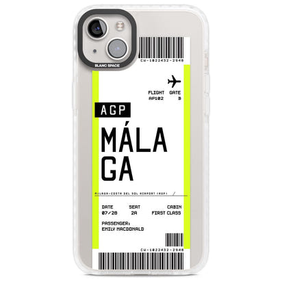 Personalised Málaga Boarding Pass
