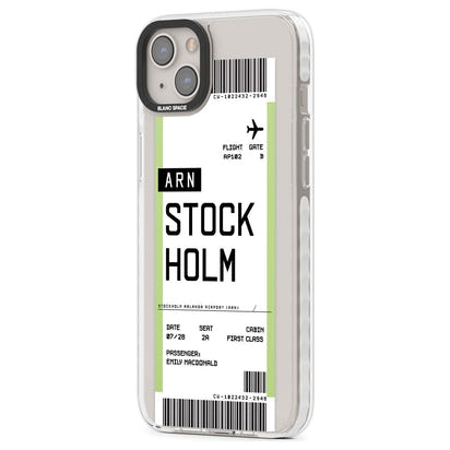Personalised Stockholm Boarding Pass