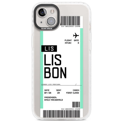 Personalised Lisbon Boarding Pass