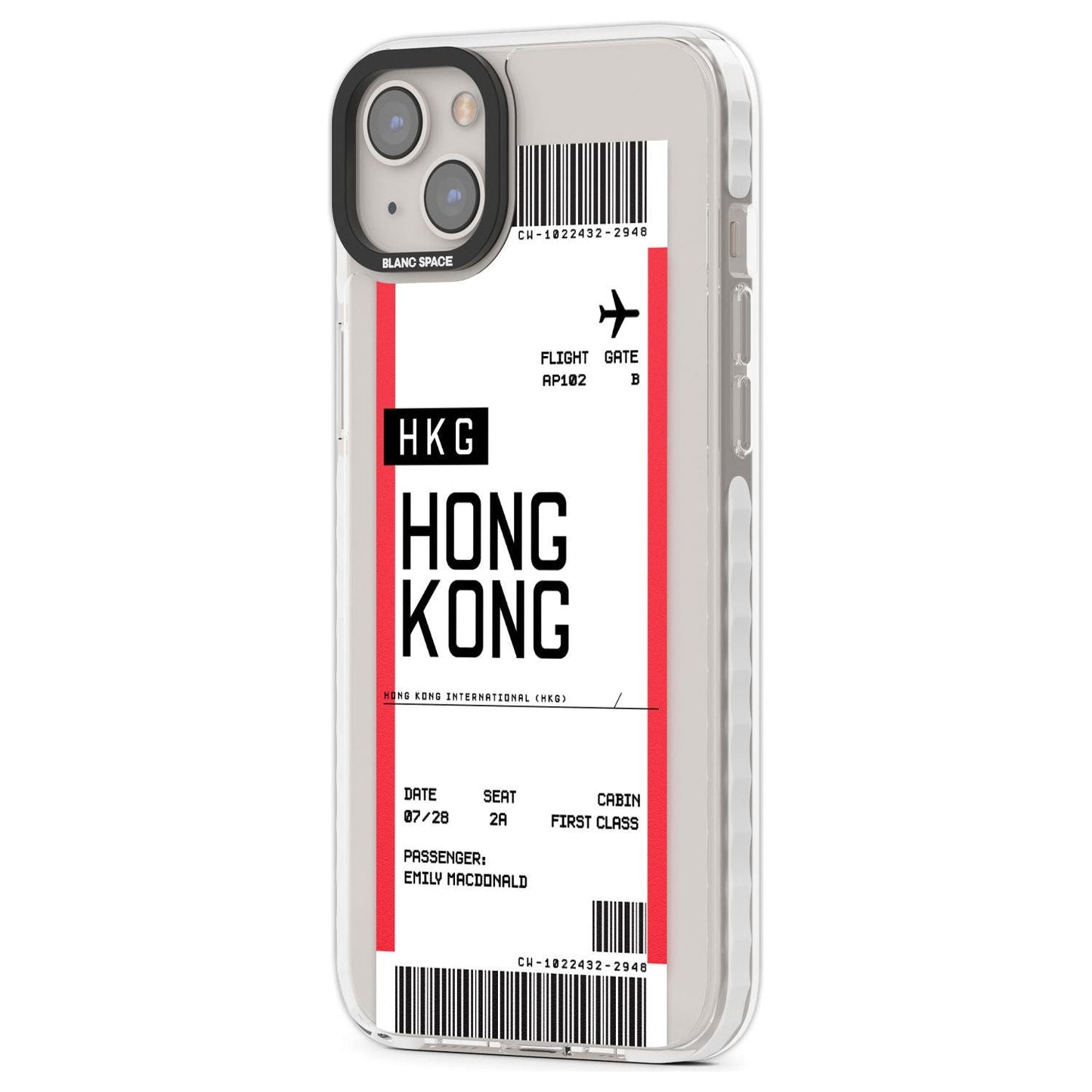 Personalised Hong Kong Boarding Pass
