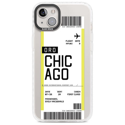 Personalised Chicago Boarding Pass