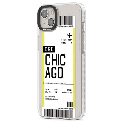 Personalised Chicago Boarding Pass