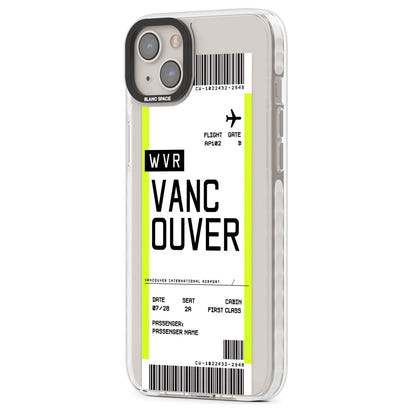 Personalised Vancouver Boarding Pass