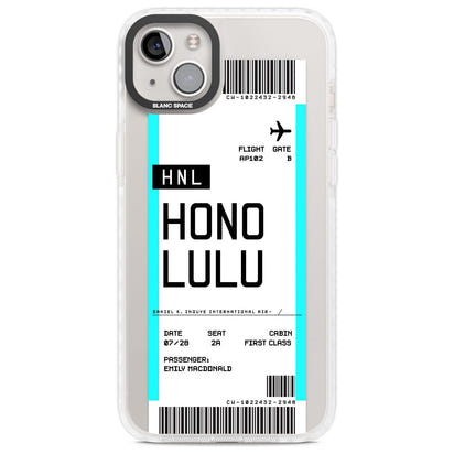 Personalised Honolulu Boarding Pass