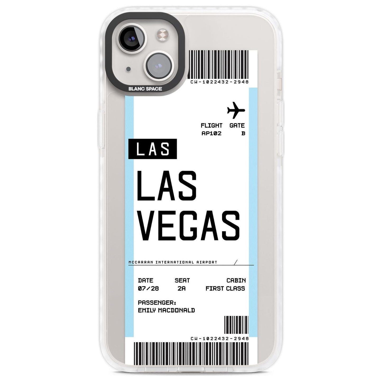 Personalised Las Vegas Boarding Pass