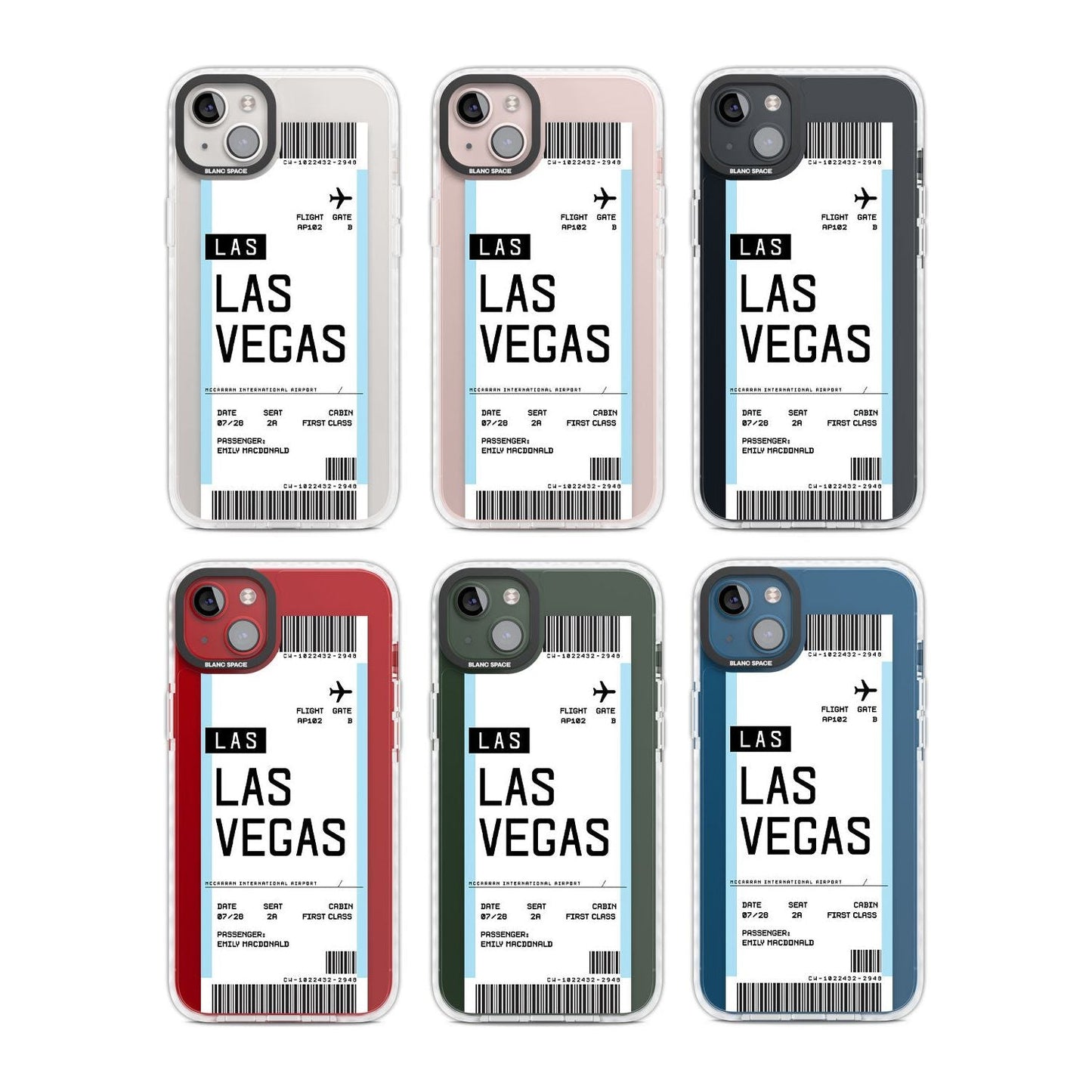 Personalised Las Vegas Boarding Pass