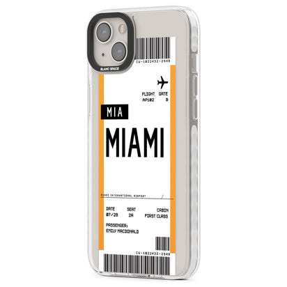 Personalised Miami Boarding Pass