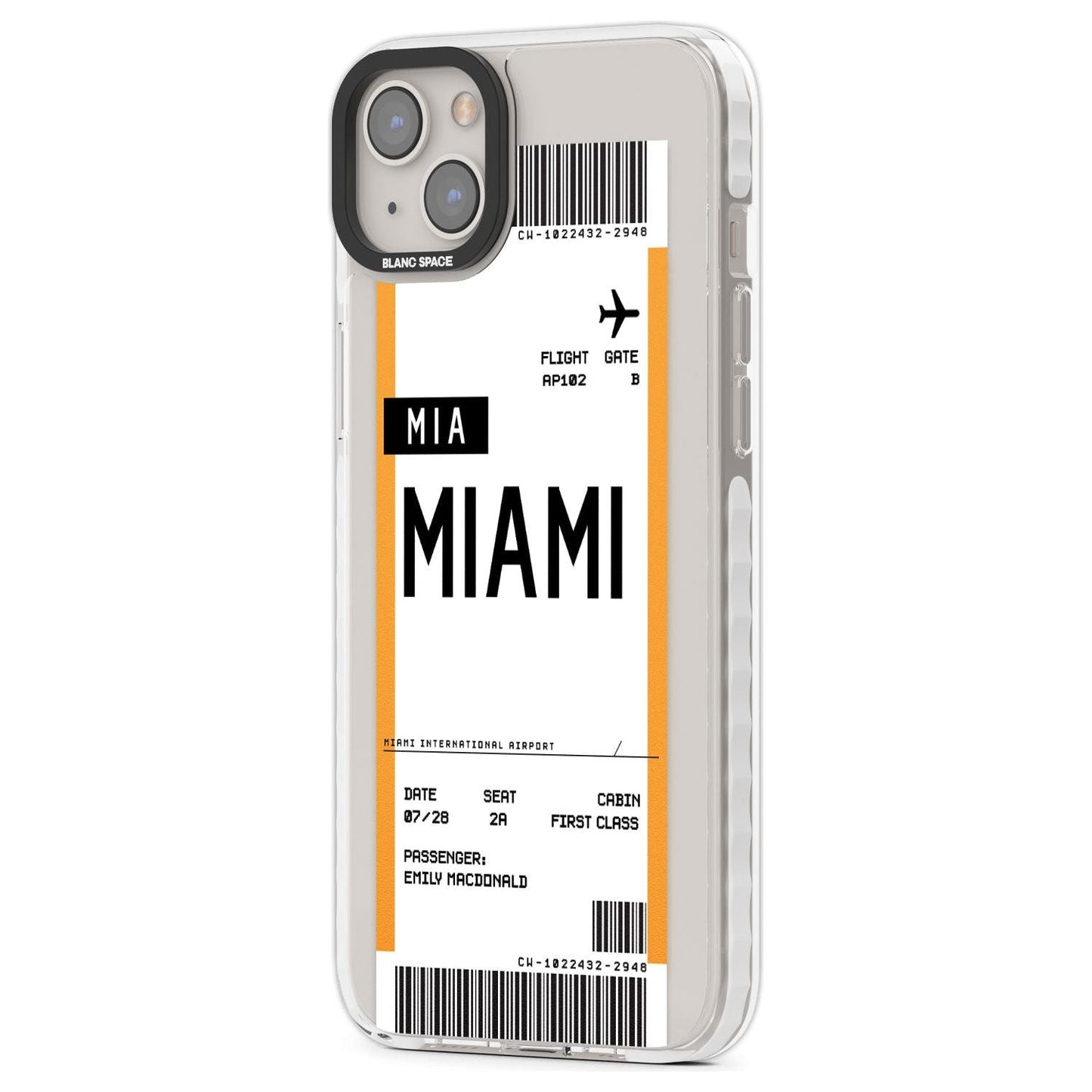 Personalised Miami Boarding Pass