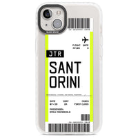 Personalisierte Bordkarte für Santorini