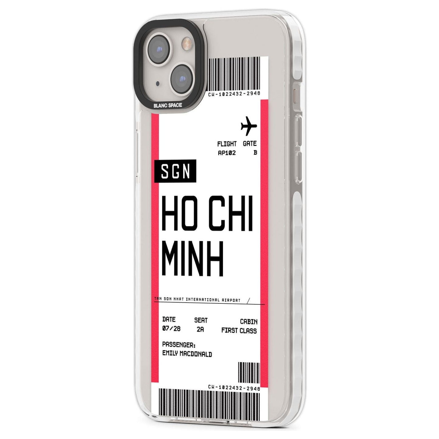 Personalised Ho Chi Minh Boarding Pass