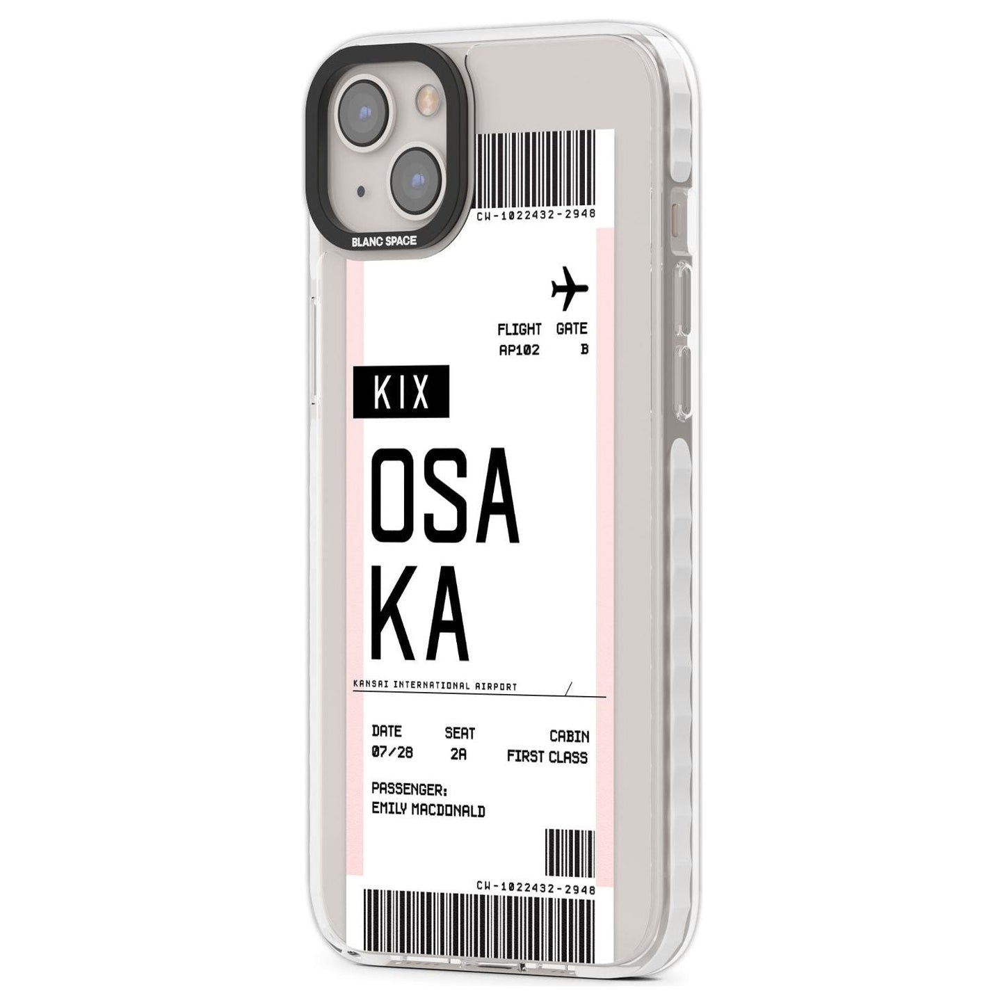 Personalised Osaka Boarding Pass