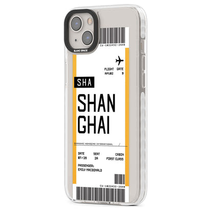 Personalised Shanghai Boarding Pass