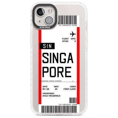 Personalised Singapore Boarding Pass