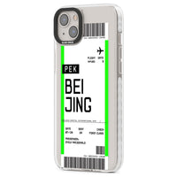 Carte d'embarquement personnalisée pour Pékin