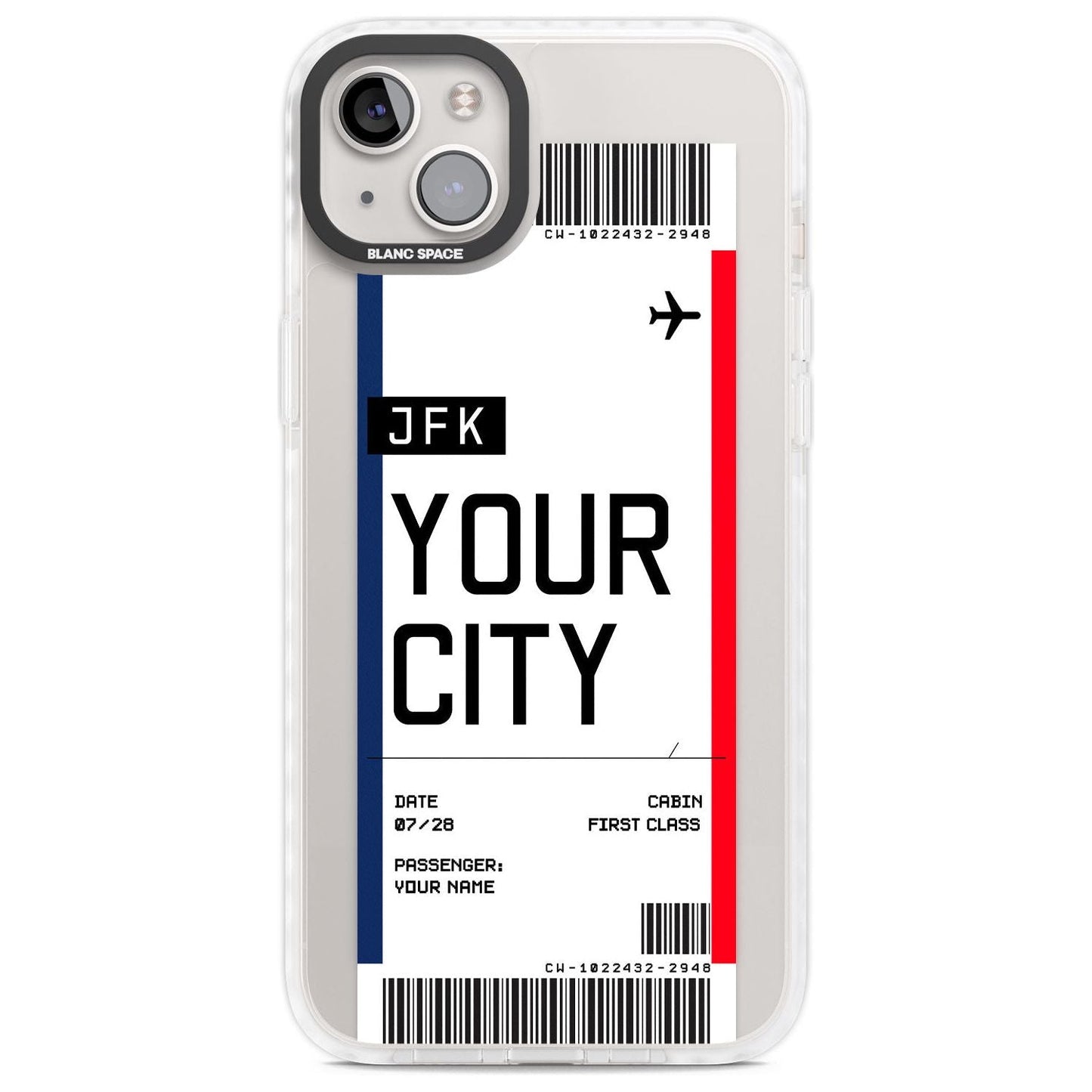 Personalised Create Your Own Boarding Pass Ticket