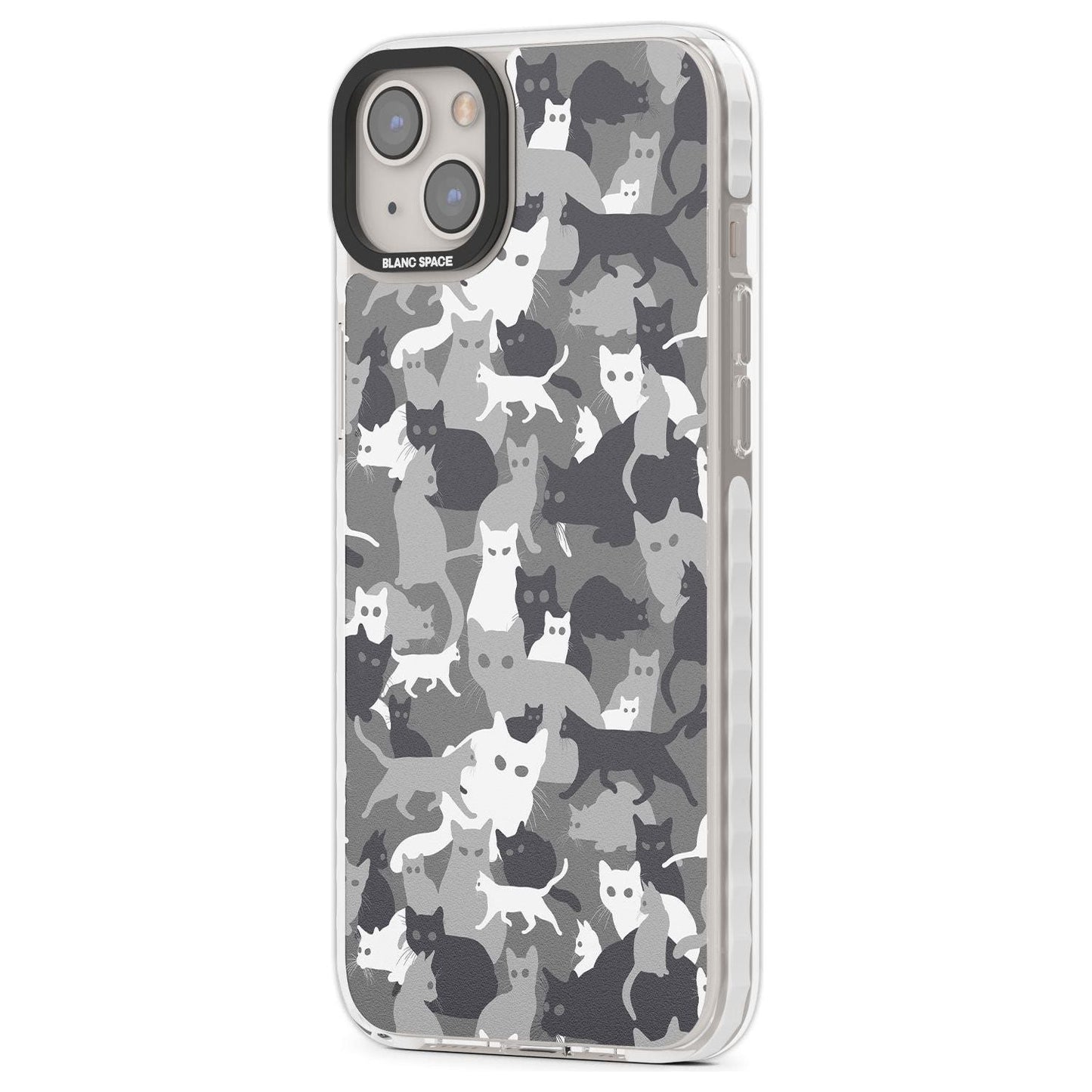 Dunkelgraue Katzentarnung