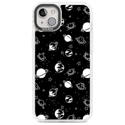 White Planets On Black