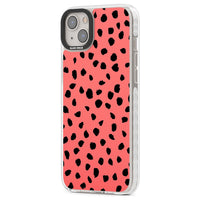 Black Dalmatian Spots On Coral