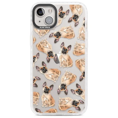 French Bulldog Watercolour Pattern