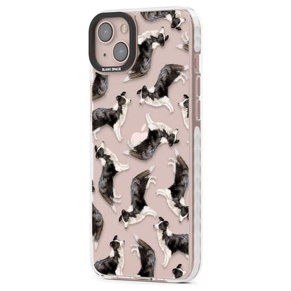 Border Collie Pattern Watercolour