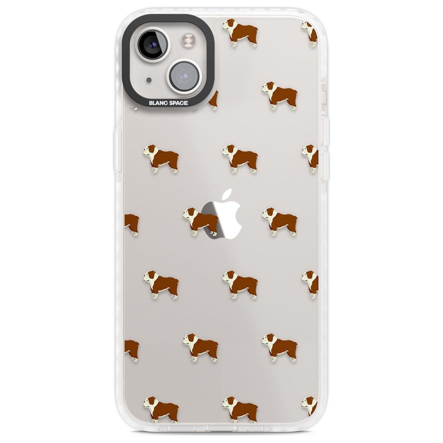 Motif bouledogue clair