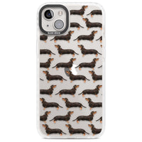 Dachshund Pattern Black Tan