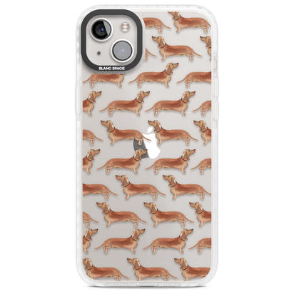 Dachshund Watercolor Dog Pattern