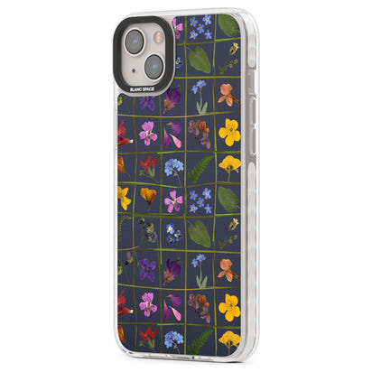 Grille de fleurs sauvages