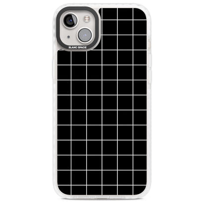 Minimalist Grid Pattern Black