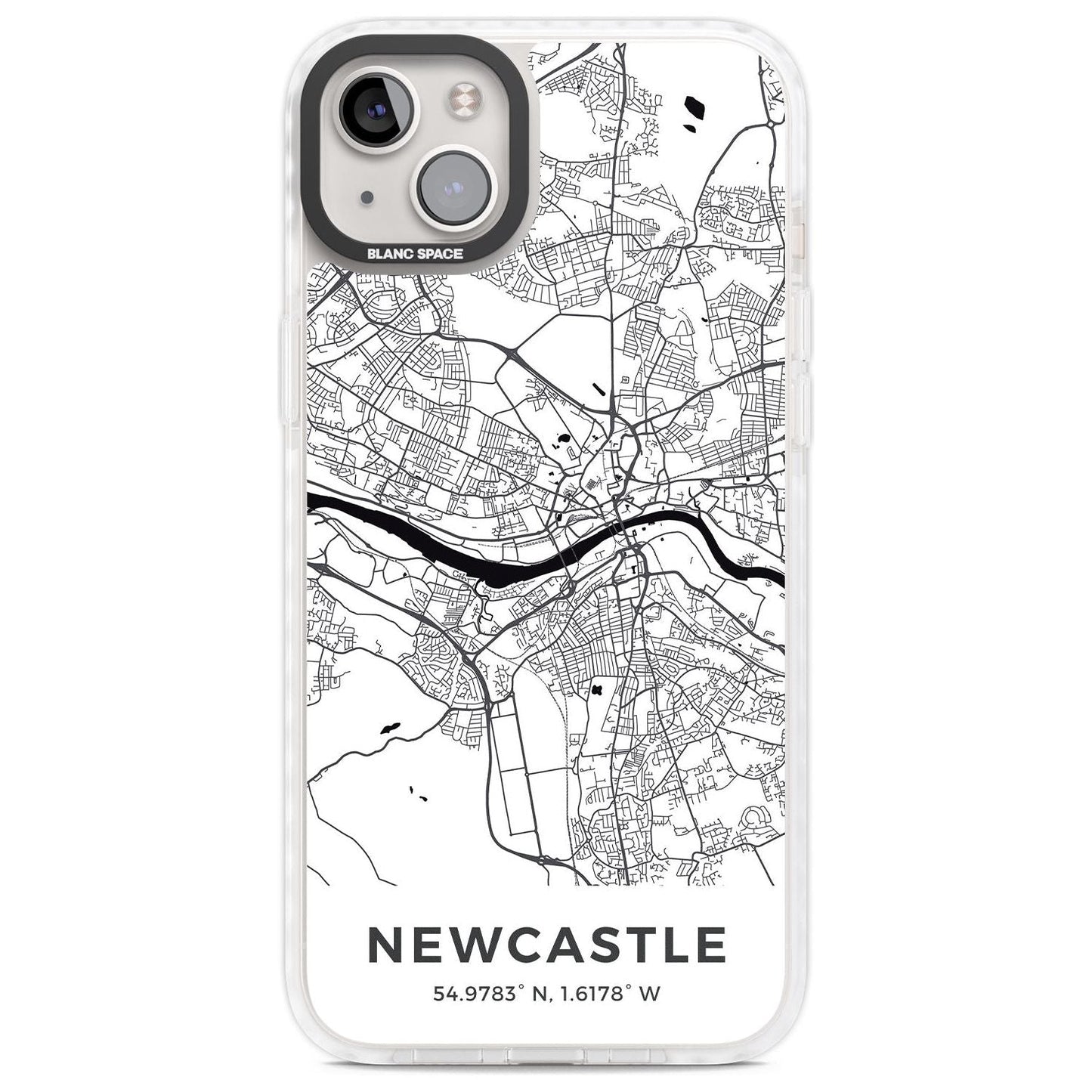 Stadtplan von Newcastle