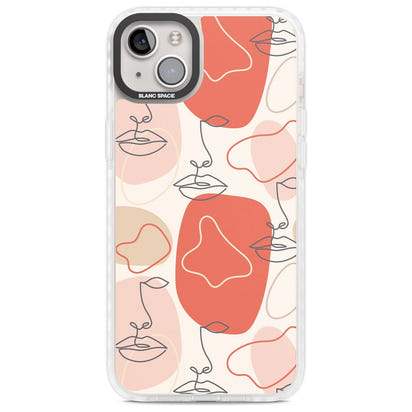 Abstract Face Line Art