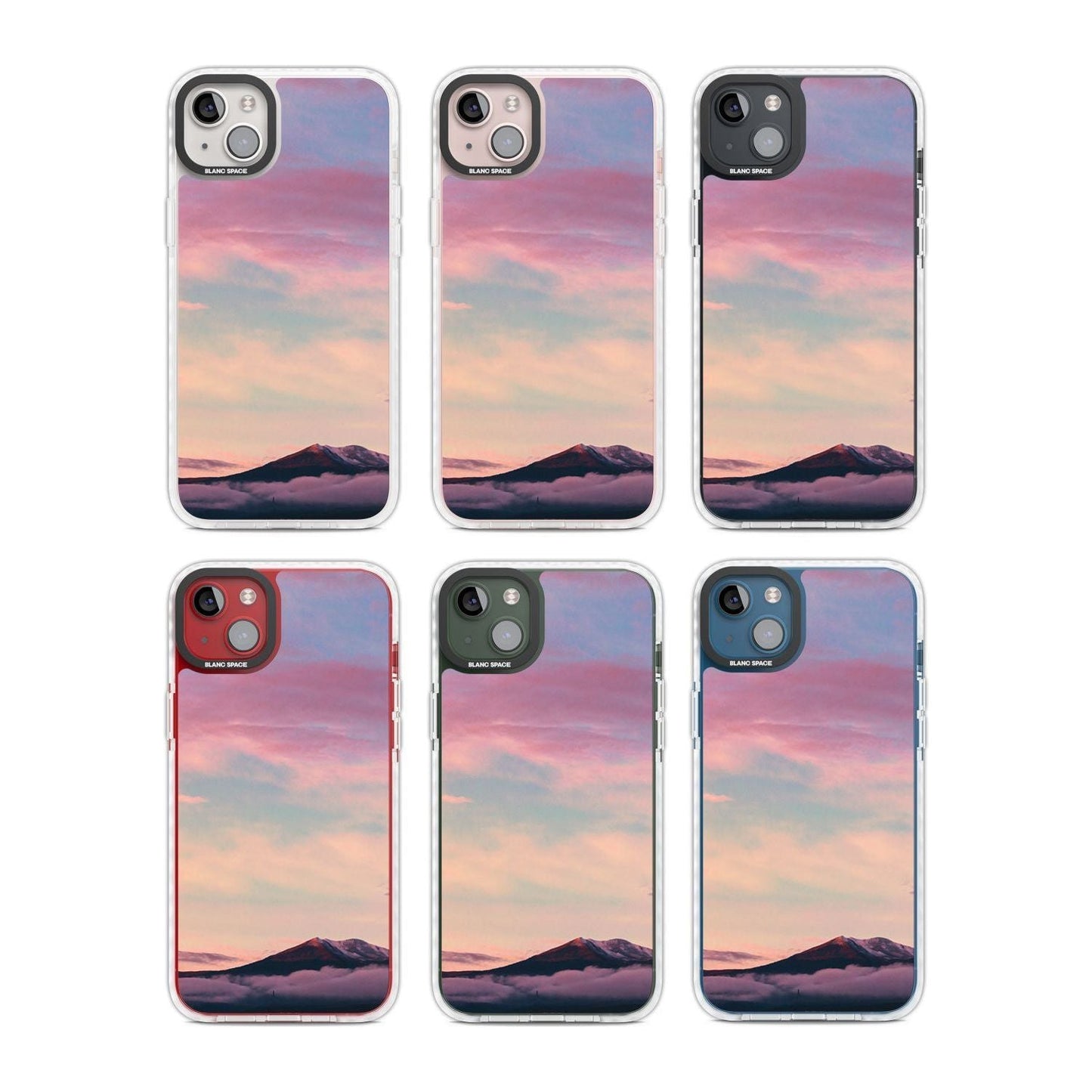 Pastel Mountain Sunset