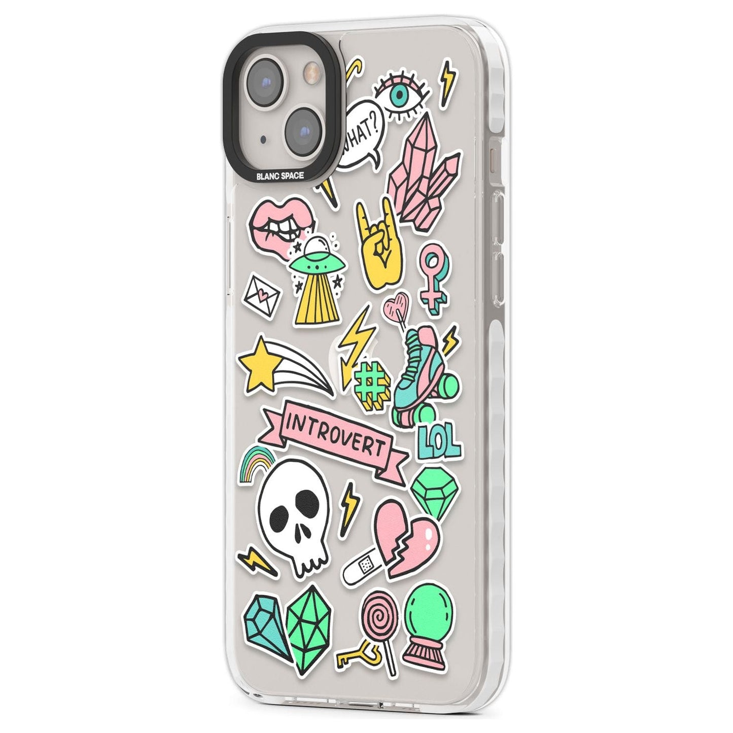 Autocollant introverti