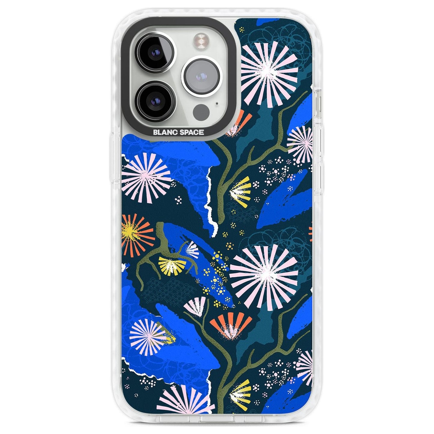 Dark Botanicals Abstract Pattern