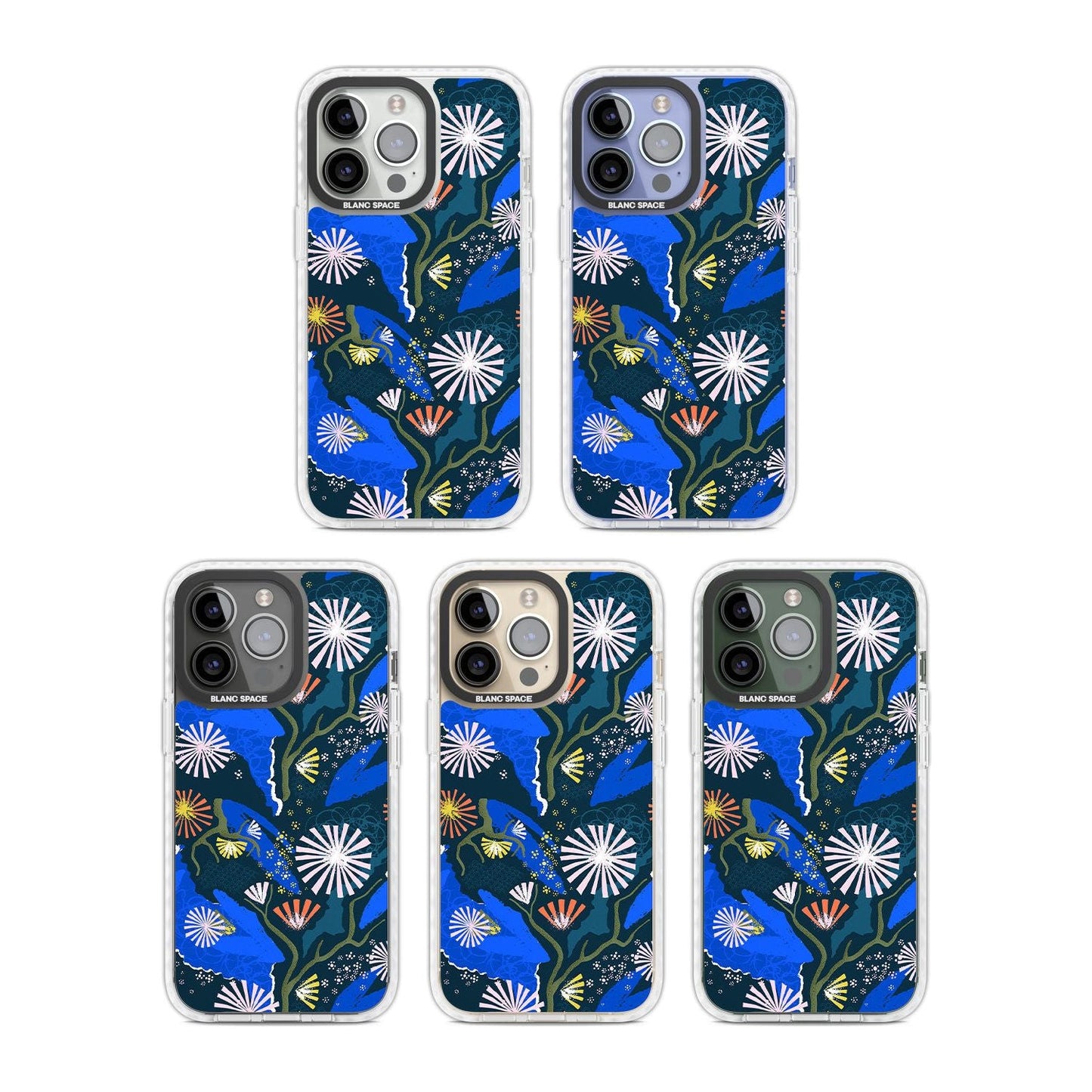 Dark Botanicals Abstract Pattern