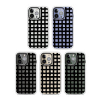 Messy Black Grid Clear