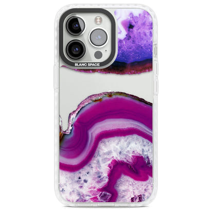 Tranche de cristal d'améthyste