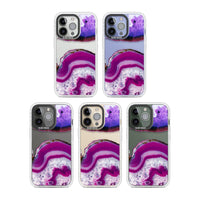 Tranche de cristal d'améthyste