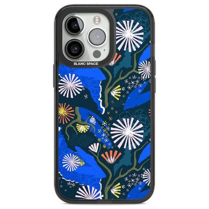 Dark Botanicals Abstract Pattern