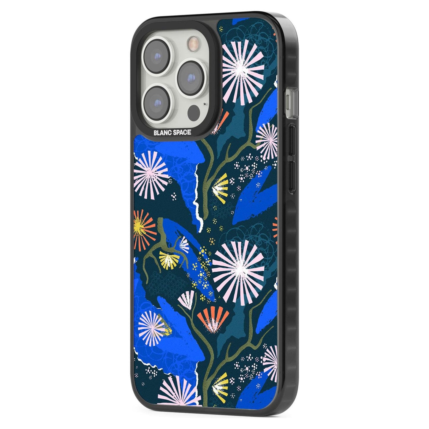 Dark Botanicals Abstract Pattern